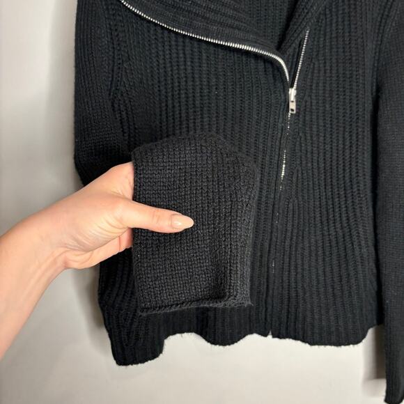 Helmut Lang Asymmetric Zip Wool Sweater - Picture 5 of 9